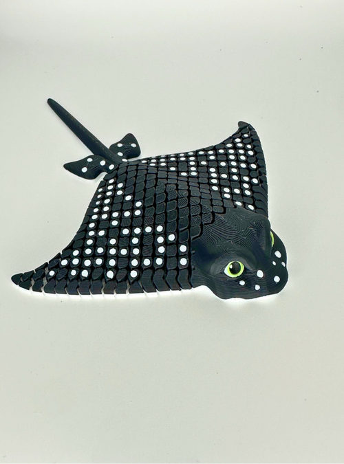 Articulated Eagle Manta Ray (3D Printed Ocean Fidget Toy) 🌊✨
